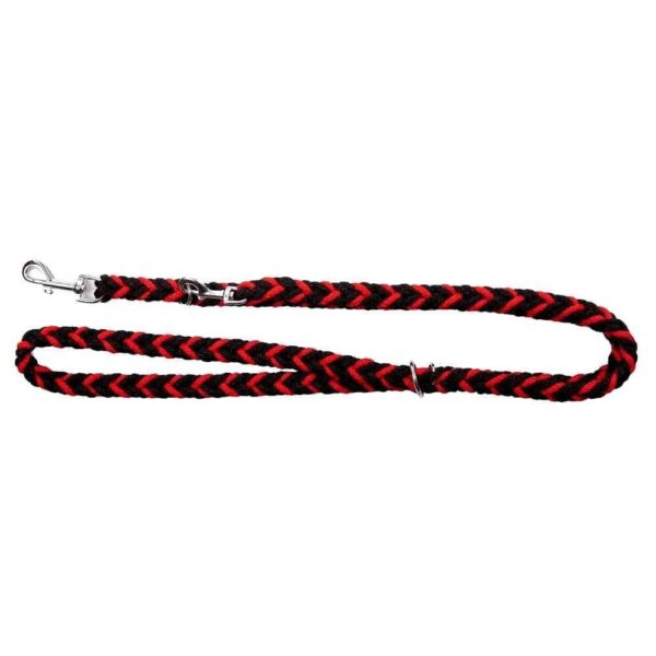 Alternative view of Povodec za psa PLETENA VRV vzorec BRAID nastavljiva dolžina