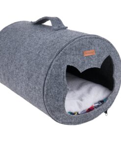 Mačja hiška iz filca Tunnel Quick Press 2v1 Hygge