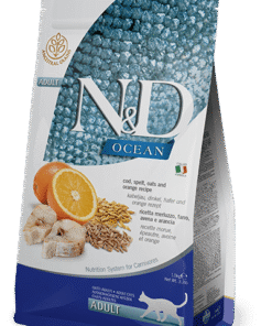 N&D Ocean Fish Cat Adult GrainFree riba s pomarančo