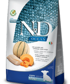 N&D Ocean Fish Dog Puppy Mini GrainFree polenovka in buča z melono