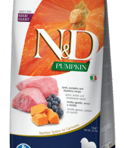 N&D Grainfree Pumpkin Dog Adult GIANT jagnjetina z borovnico