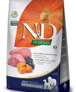 N&D Grainfree Pumpkin Dog Adult jagnjetina z borovnico