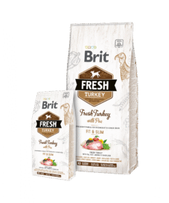 Brit Fresh Adult Fit&Slim puran z grahom