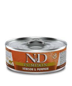 N&D Cat Pumpkin konzerva jelen z bučo - 30kos