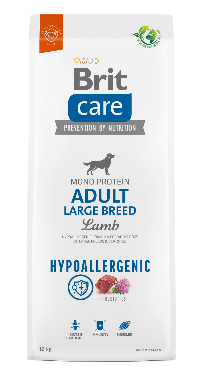Brit Care Hypoallergenic Adult Large Breed jagnjetina z rižem