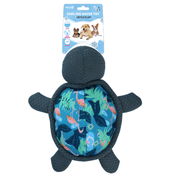Hladilna igrača za psa Turtle's Up Flamingo