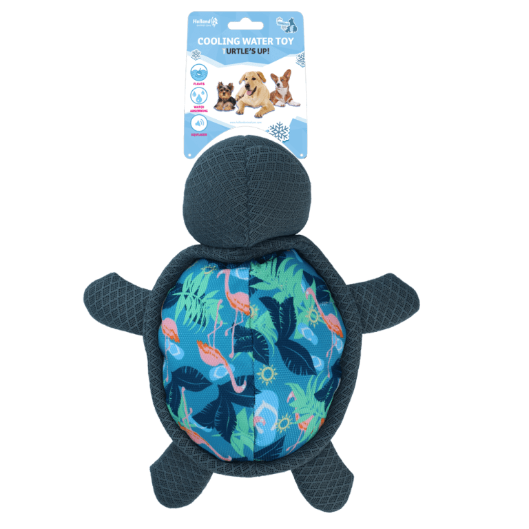 Hladilna igrača za psa Turtle's Up Flamingo
