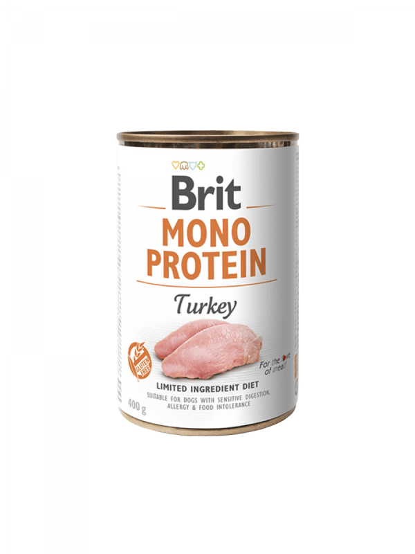 BRIT pasja konzerva MONOPROTEIN - puran