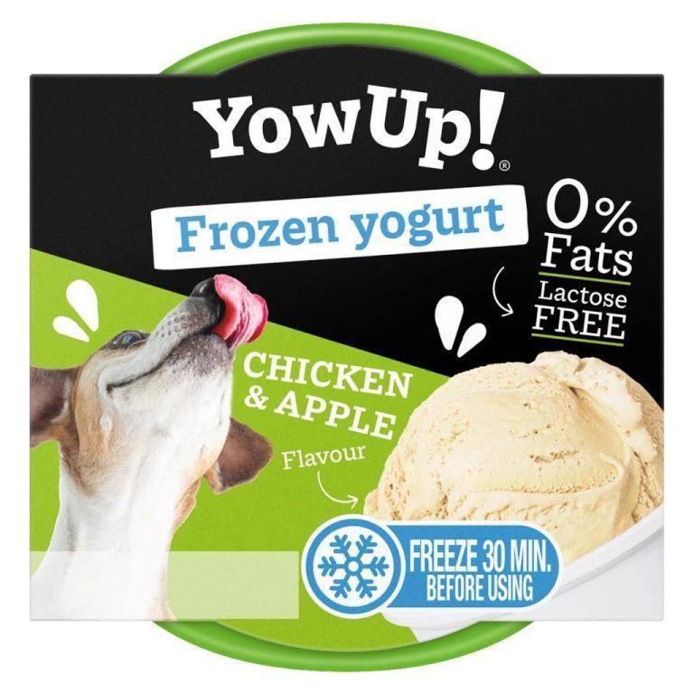 YowUp! Frozen Yogurt zamrznjen jogurt pasji sladoled piščanec z jabolkom