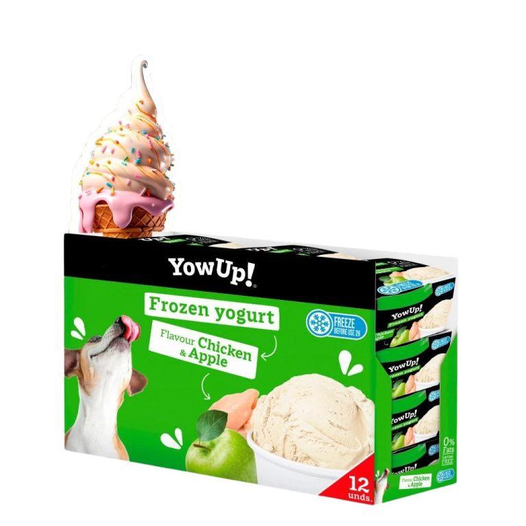 YowUp! Frozen Yogurt zamrznjen jogurt pasji sladoled piščanec z jabolkom – slika 2