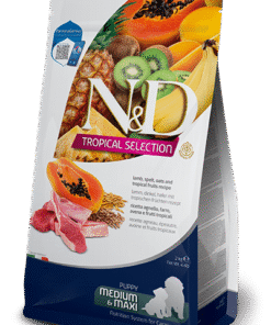 N&D Grainfree Tropical Puppy Medium/Maxi jagnjetina s tropskimi sadeži