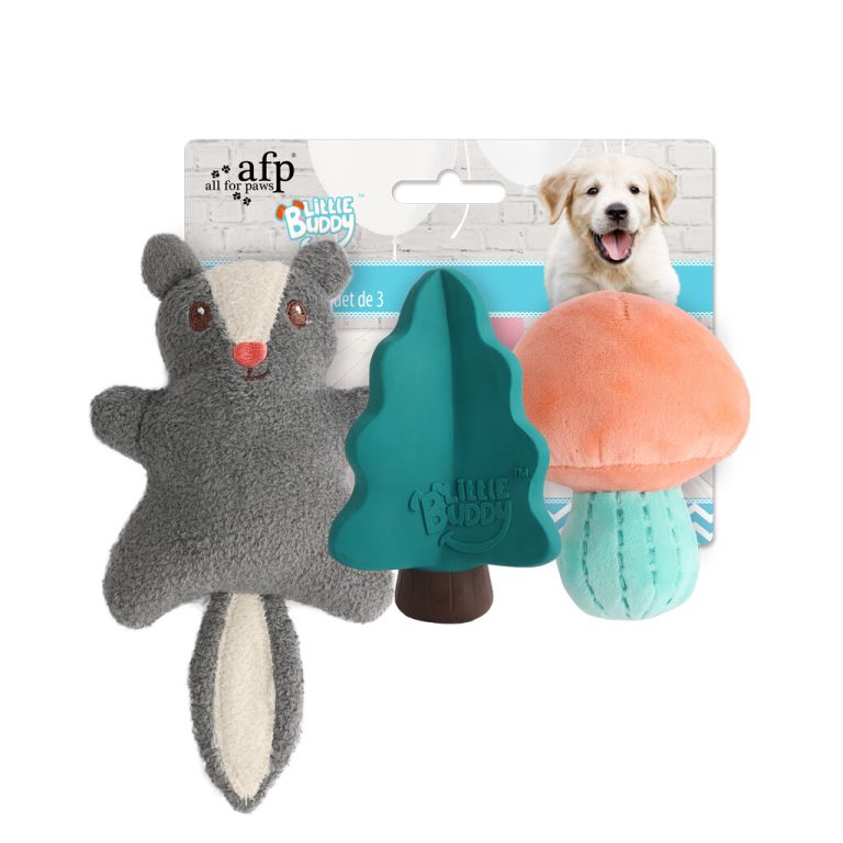 Komplet igrač za pasje mladiče (3 kosi) – Little Buddy Woodland