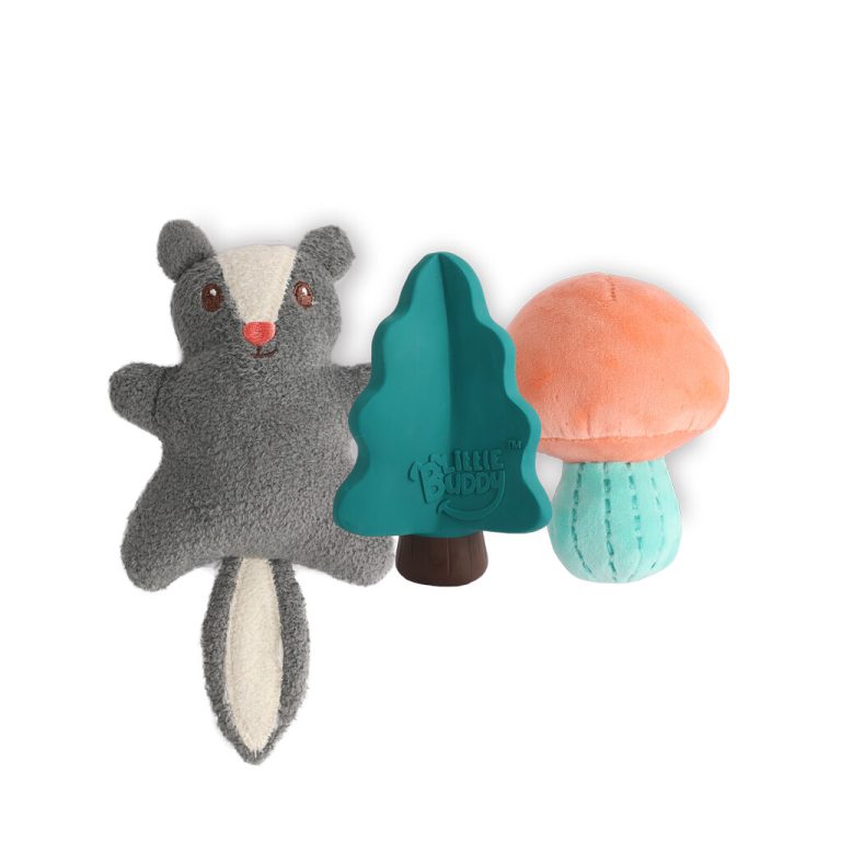 Komplet igrač za pasje mladiče (3 kosi) – Little Buddy Woodland – slika 2