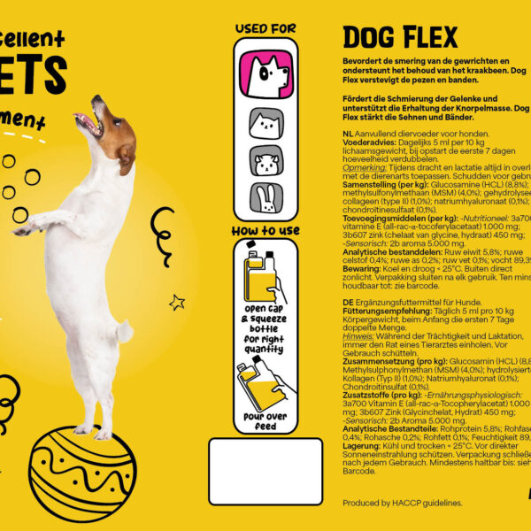 Alternative view of Glukozamin za pse – Dodatek za sklepe z MSM in kolagenom DOG FLEX