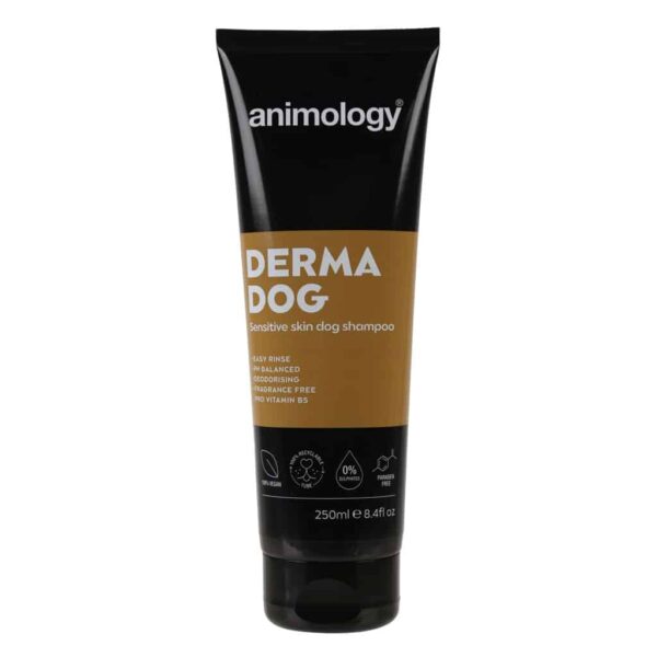 Šampon za občutljivo kožo psov 250 ml – Animology Derma Dog