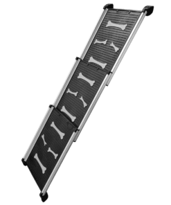 Zložljiva rampa za psa iz aluminija - DELUXE - za pse do 100kg