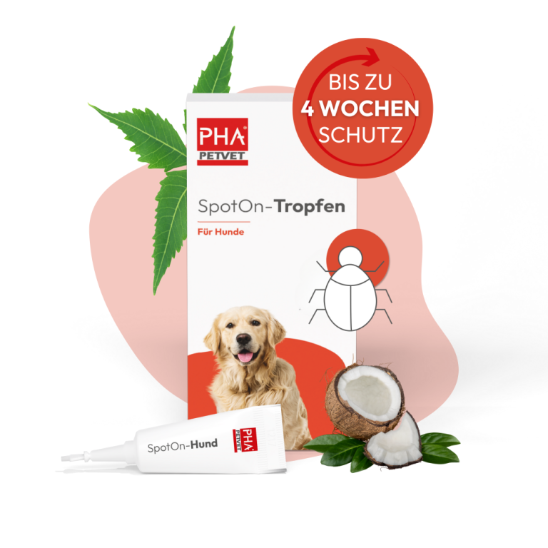 PHA Spot-On ampule za pse proti bolham in klopom 2x2ml