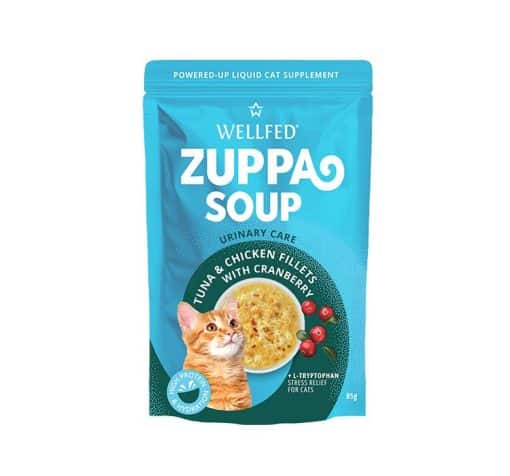 WELLFED Zuppa Soup tuna in piščančji fileji z brusnicami 85g