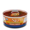 N&D Pumpkin Cat Adult konzerva divjačina z bučo 70 g