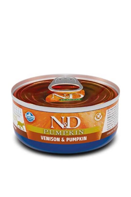 N&D Pumpkin Cat Adult konzerva divjačina z bučo 70 g