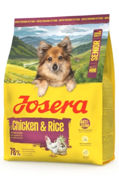 Josera Dog Senior Chicken&Rice Mini piščanec z rižem