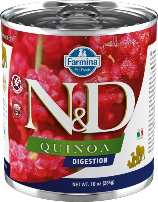 N&D Quinoa Dog Adult konzerva Digestion jagnjetina s koromačem 285 g