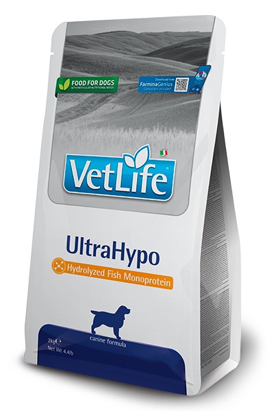 Farmina Vet Life Dog UltraHypo – izločevalna dieta s hidroliziranimi beljakovinami
